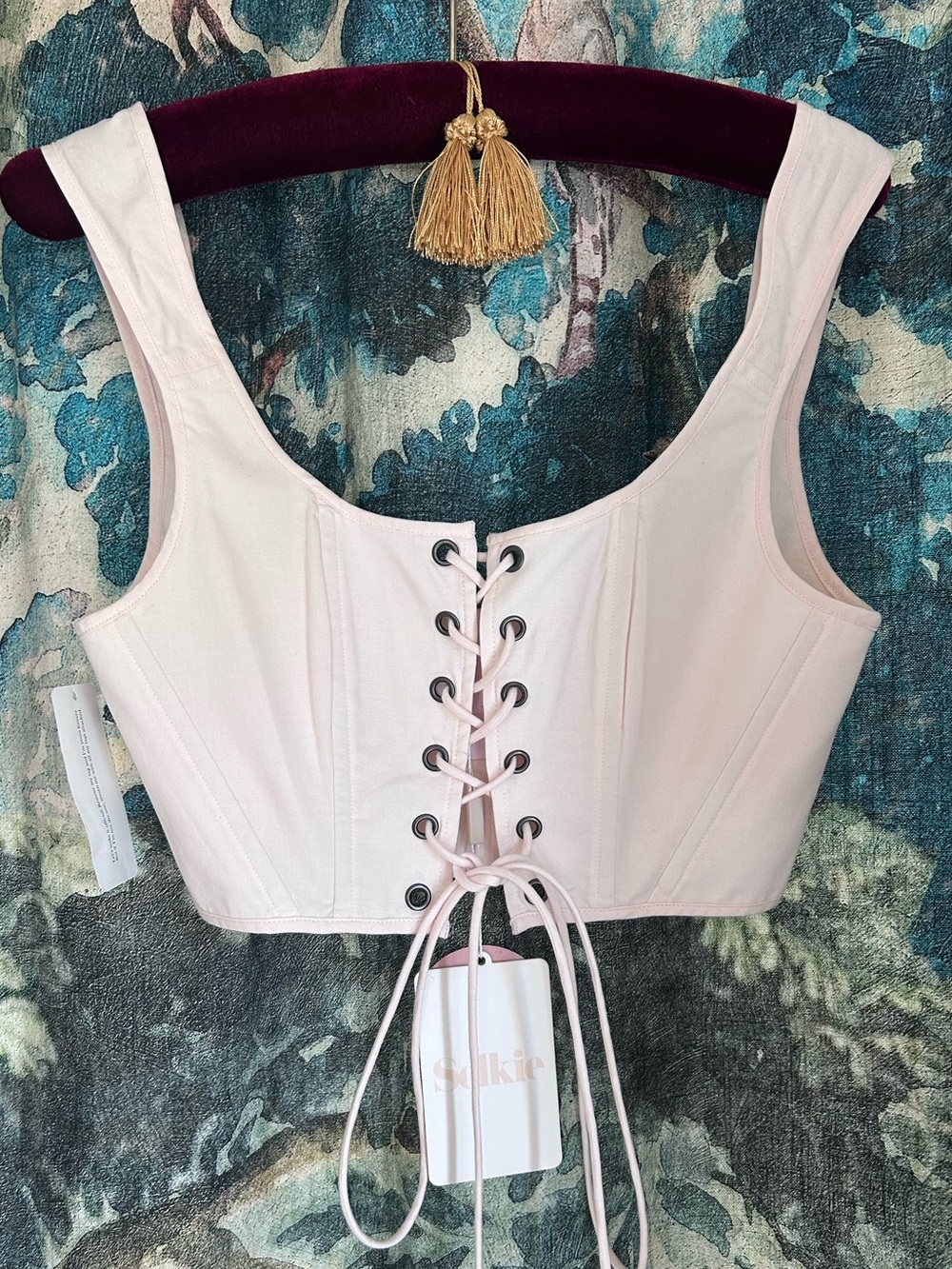 Selkie Lickey Split Corset Top Size S, NWT Sold Out on Selkie